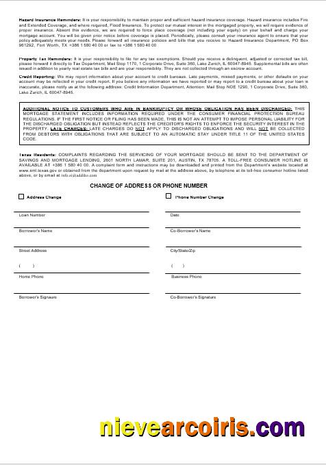 Slovenia Addiko bank mortgage statement 3